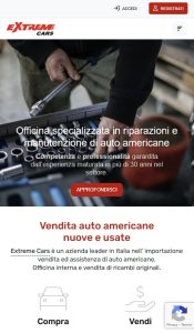 Extreme cars srl - Mobile Preview