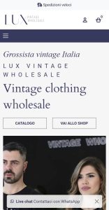 Lux Vintage Wholesale - Mobile Preview
