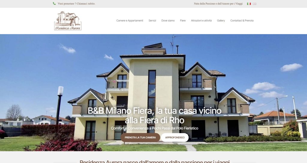 Residenza Aurora - Desktop Preview